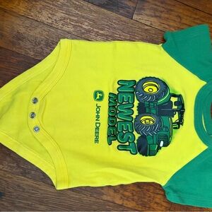 John Deere Green and Yellow Baby Outfit